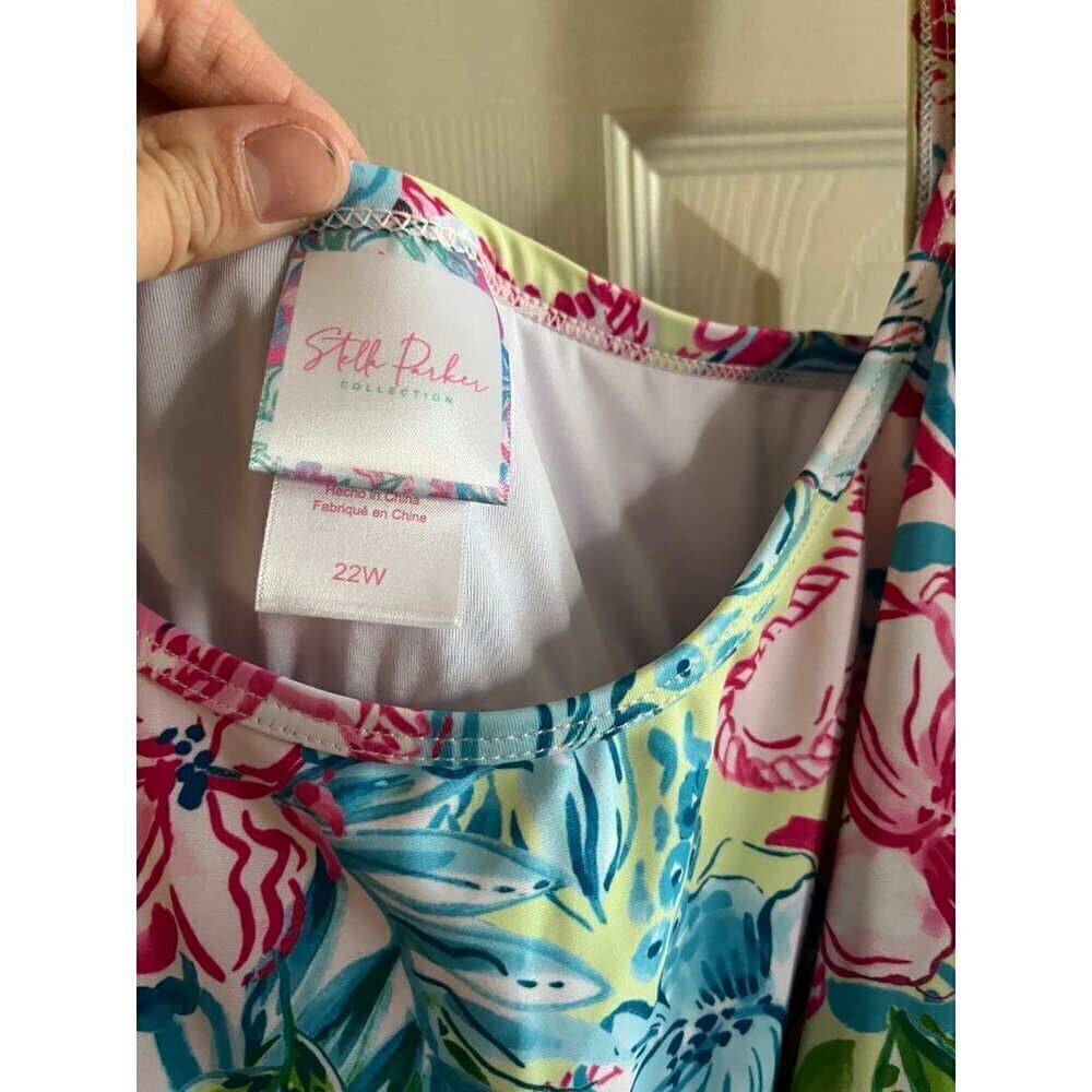 Stella Parker Swim Top Tankini NEW Size 22W - Picture 3 of 3